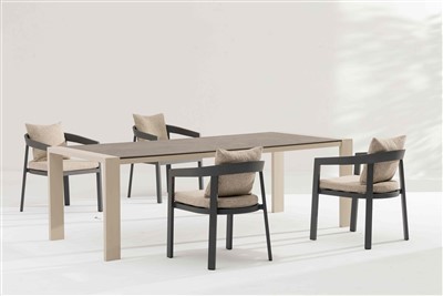 Nuɖuɖu jikpamɛ tɔn ɖagbeɖagbe lɛ – Slate Top & Aluminium Kadre Elegance